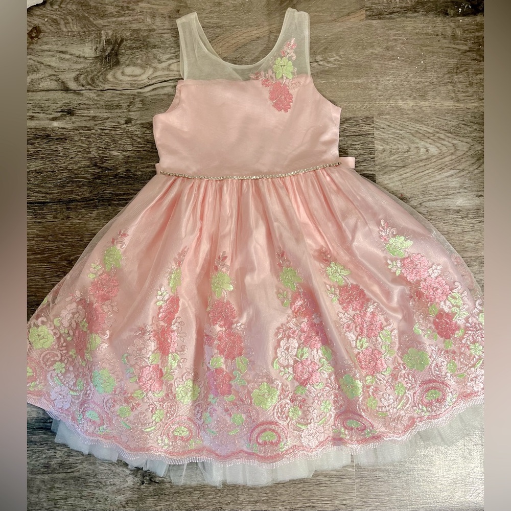 American Princess pink ballgown-style dress
Girls Size 10